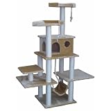 72 Jungle GYM Cat Furniture Tree Condo House Scratcher Post Pet House F2041-Beige by Go Pet Club