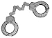 Master Lock 8299DPS Street Cuffs, Steel