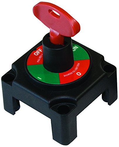 SeaSense Battery Disconnect Switch with Key, 4 Positions, On/Off/On/Off
SeaSense Battery Disconnect Switch with Key, 4 Positions, On/Off/On/Off