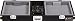 Odyssey CDJ10 Carpeted Dj Coffin With Recessed Latches For A 10 Mixer And 2 Turntables In Standard Position