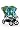 Bumbleride Indie Twin Stroller, Seagrass