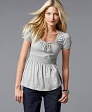 Tommy Hilfiger Adrianna Jersey Babydoll Top