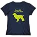 T-Shirt Womens Navy Blue " Boykin Spaniel NEON " Dogs