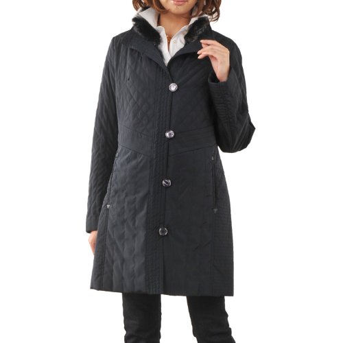 キルティング コート チキャンラム ライナー レッキス 衿付き (No 01000209 z ) 9号 [ M ] ネイビー [ ブルー 【青色】]〔エースタイル〕 Aastyle