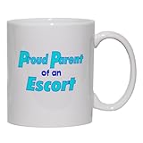 IMAGE OF Proud Parent of an Escort Mug for Coffee / Hot Beverage 11 oz. LIGHT BLUE
