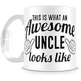 This Is What An Awesome Uncle Looks Like Mug 11oz Ceramic Coffee Mug