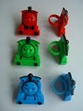 Pack of 12 THOMAS & FRIENDS Cake Decoration Rings {Red/Green/Blue}