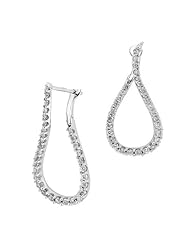 1 ct. tw. Diamond Fashion Drop Earrings in 14k White Gold