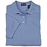 New! Ladies 100% Cotton Micro Pique Shirt - Ivory, Large