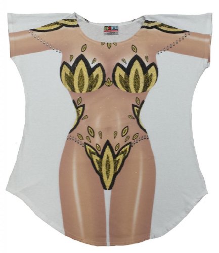 L.A. Imprints Showgirl Bikini Body Cover-Up T-Shirt #30