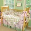 Patchwork Crib Sheet - Blue