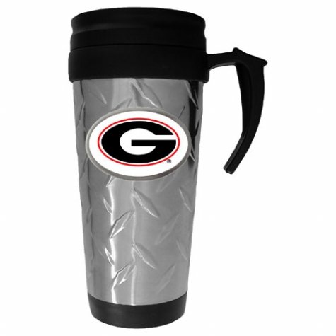 NCAA Georgia Bulldogs Steel Travel Mug