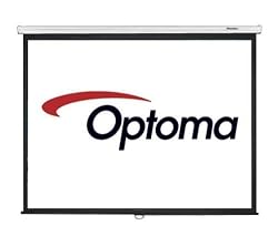 Optoma 84-Inch Panoview Manual Pull-Down Screen (Matte White)