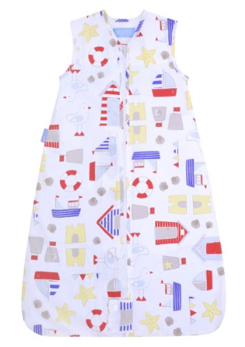 The Gro Company Sandcastle Bay Travel Grobag, 6-18 Months, 1.0 TOG
