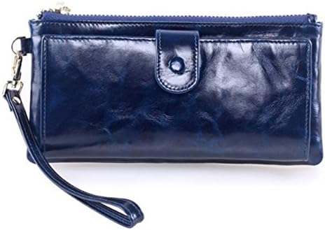 Viko Women's Coin Long Zipper Large Genuine Leather Wallets Clutch Fold Purses(C2)