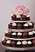 Dress My Cupcake Laila Large 5-Tier Round Cardboard Cupcake Tower, Holds 100 Cupcakes! - Stands, Displays, Trees for Cakes & Desserts