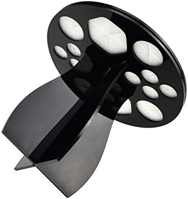 Clicktobe Black Makeup Brush Holder, Brushes Organizer, Keeps Hair Down,keeps Shape, Keeps Hair Life Longer