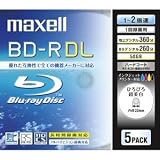 マクセル 2倍速対応BD-R DL 5枚パック50GB(片面2層) BR50VWPA.5S