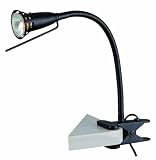 Lite Source LS-156BLK Seeker Metal Clip-On Lite, Black