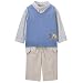 CP Newborn Boys' 3pc Vest Set Blue