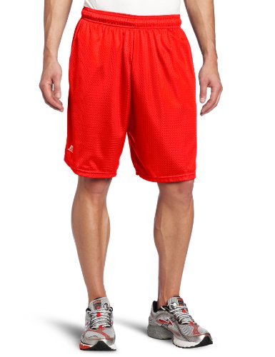 Russell Athletic Men's Mesh Pocket Short, True Red, 3X-Large