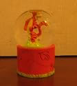 Michel Tigger With Caterpillar On His Tail Mini Snow Globe