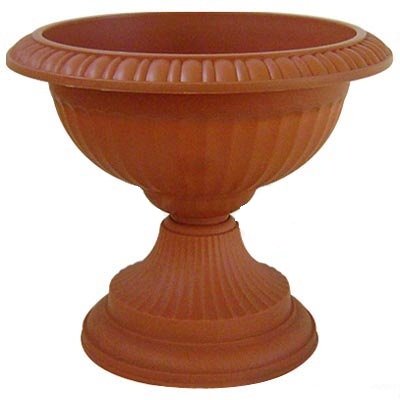 Whitefurze Terracotta 42cm Grecian Urn Garden Planter