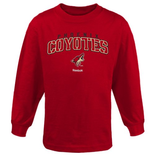 Reebok Phoenix Coyotes Youth Framework Long Sleeve T-Shirt - Sedona Red (X-Large)