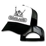 Oakland Football Mesh Trucker Hat Cap