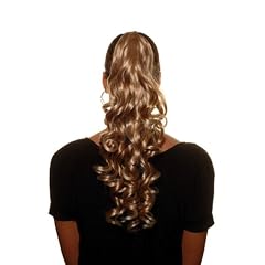 Haarteil, blond, hell & nat�rlich, Korkenzieher-Locken (NC-218-27T613)