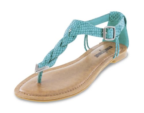 Minnetonka Women\'s Fiesta Dress Sandal,Turquoise,8 M US Apparel Accessories Shoes Sandals