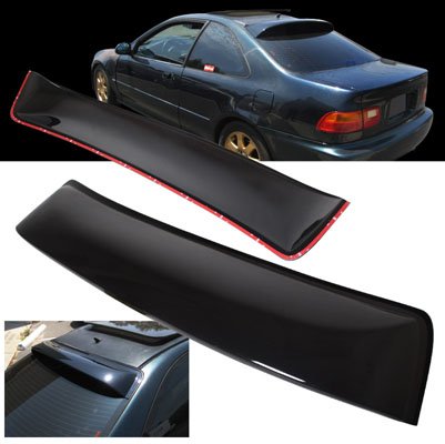 1992-1995 Honda Civic 2DR Coupe ABS Rear Roof Window Visor Spoiler On Sale
