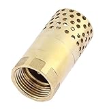 uxcell　フットバルブ　流体機械　ブラス　　1 BSPメスねじ