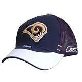 NFL Reebok Fitted Mesh Hat - St Louis Rams