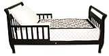 Trend Lab 4 Piece Toddler Bedding Set, Versailles Black and White
