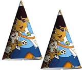 GO DIEGO GO Cone Party Hats - 8 pack