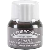Tsukineko 0.5-Fluid-Ounce All Purpose Ink, Truffle