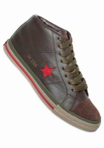 CONVERSE One Star Mid choc/red