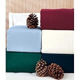 Solid Flannels Sheet Set Color: Navy, Size: Full