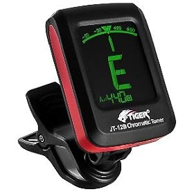 Tiger Chromatic Guitar &amp; Ukulele Tuner - Ideal For ALL Instruments with FREE 2 Year Warranty