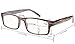 Eyekepper Spring Hinge Striped Reading Glasses (3 Pairs) Men Includes Sunshine Readers +3.50