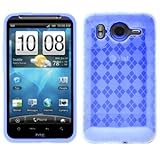 Blue Cruzer Argyle High Gloss TPU Soft Gel Skin Case - For HTC INSPIRE / DE ....