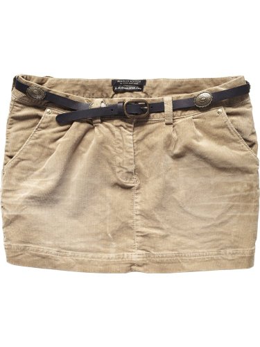Maison Scotch Damen Rock/ Mini western feel cord skirt/belt - 11240989824, Gr. 42 (XL), Be Preisvergleich