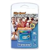 Transcend 128M Compact Flash Card 80X Ts128Mcf80
