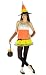 Teen Candy Corn Witch Costume - Juniors up to size 9