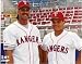 Ivan Rodriguez Juan Gonzalez Texas Rangers 8x10 Photo