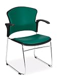 MultiUse Vinyl Seat & Back Stacker with Arms - OFM - 310-VAM-A by OfficeFurnitureStyle.com