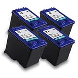 HP 22 C9352AN Compatible Remanufactured Combo Pack - 4 Color Ink Cartridges