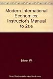 Modern international economics : instructor's manual