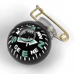 Specialty Compass Fisheye Pin-On
